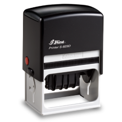 S-829D Shiny Printer Dater Self-Inking Stamp