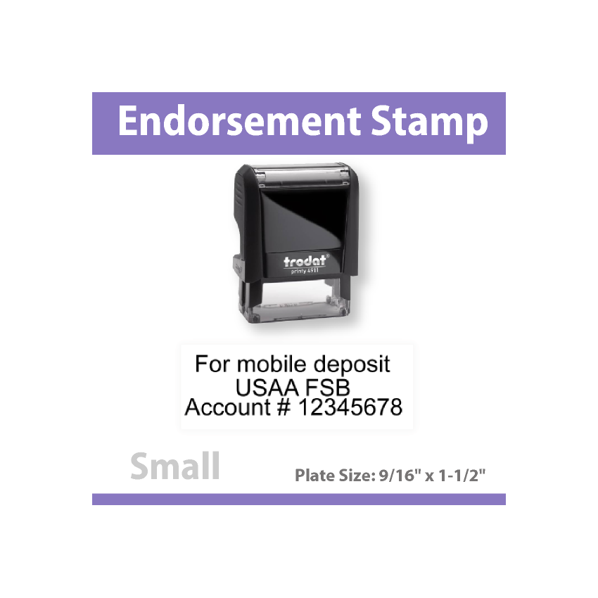 Check Endorsement Stamp