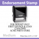 Check Endorsement Stamp - MEDIUM