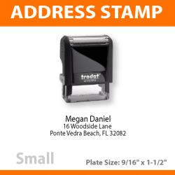 Return Address Stamp - SMALL Printy 4912