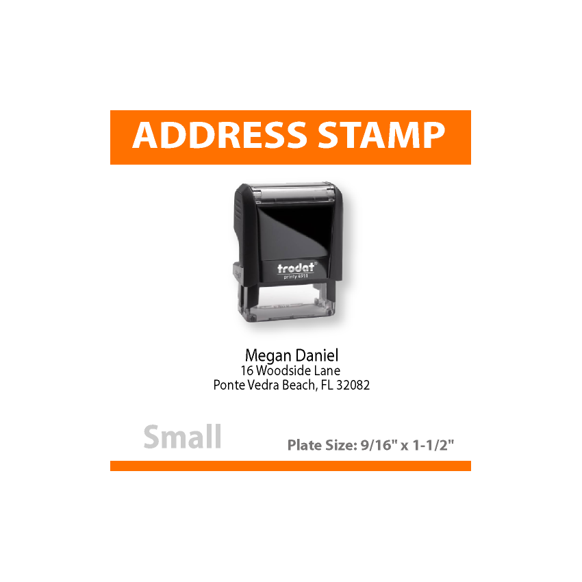 Return Address Stamp - SMALL