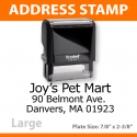 Return Address Stamp - LARGE