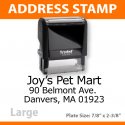 Return Address Stamp - LARGE Printy 4914