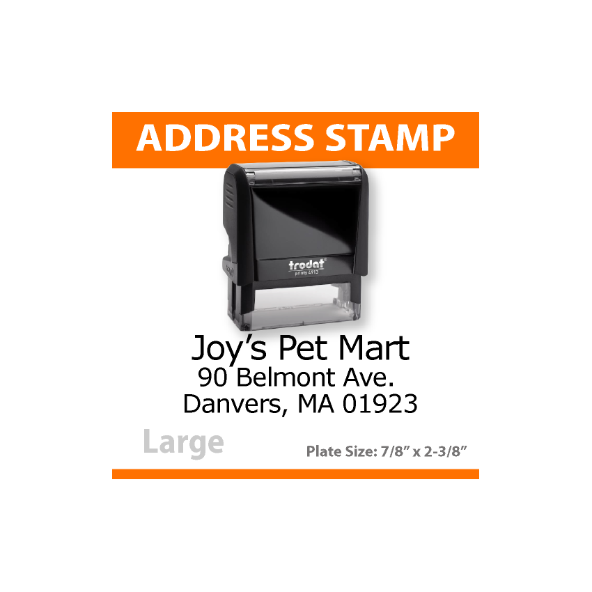 Return Address Stamp - LARGE