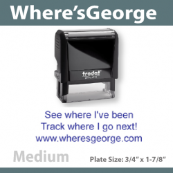 Wheresgeorge  "Dave Anderson 2" stamp