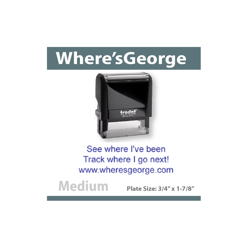 Wheresgeorge  "Dave Anderson 2" stamp