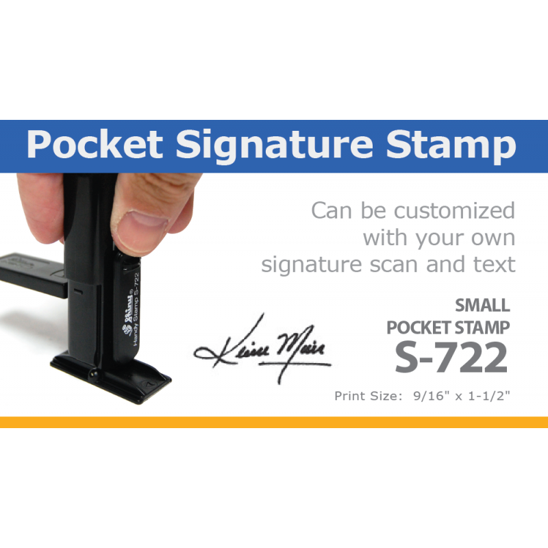  Custom Stamp Self Inking Personalized Signature Stamp