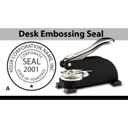 Corporate Embossing Seals-Desk