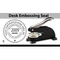 Corporate Embossing Seals-Desk