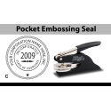 Corporate Embossing Seals - Pocket Seals