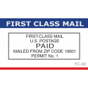 First Class Bulk Mail Stamp