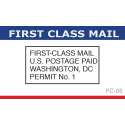 First Class Bulk Mail Stamp