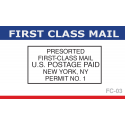 First Class Bulk Mail Stamp