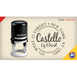 Castello Return Address Stamps