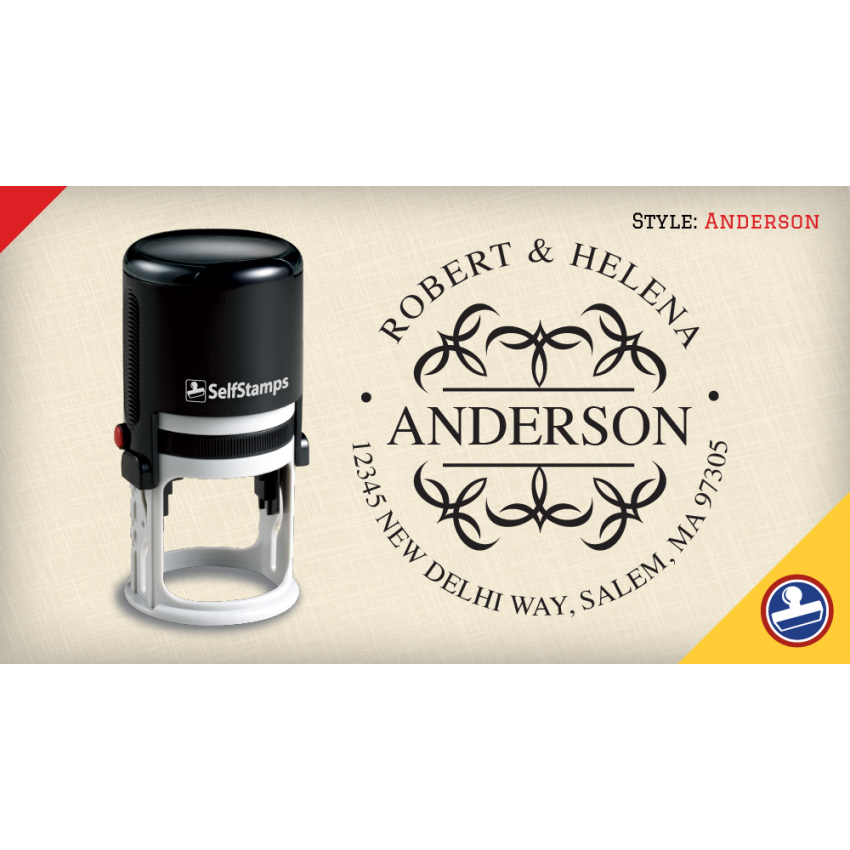 Anderson Return Address Stamps