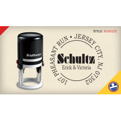 Schultz Return Address Stamps