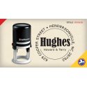 Hughes Return Address Stamps