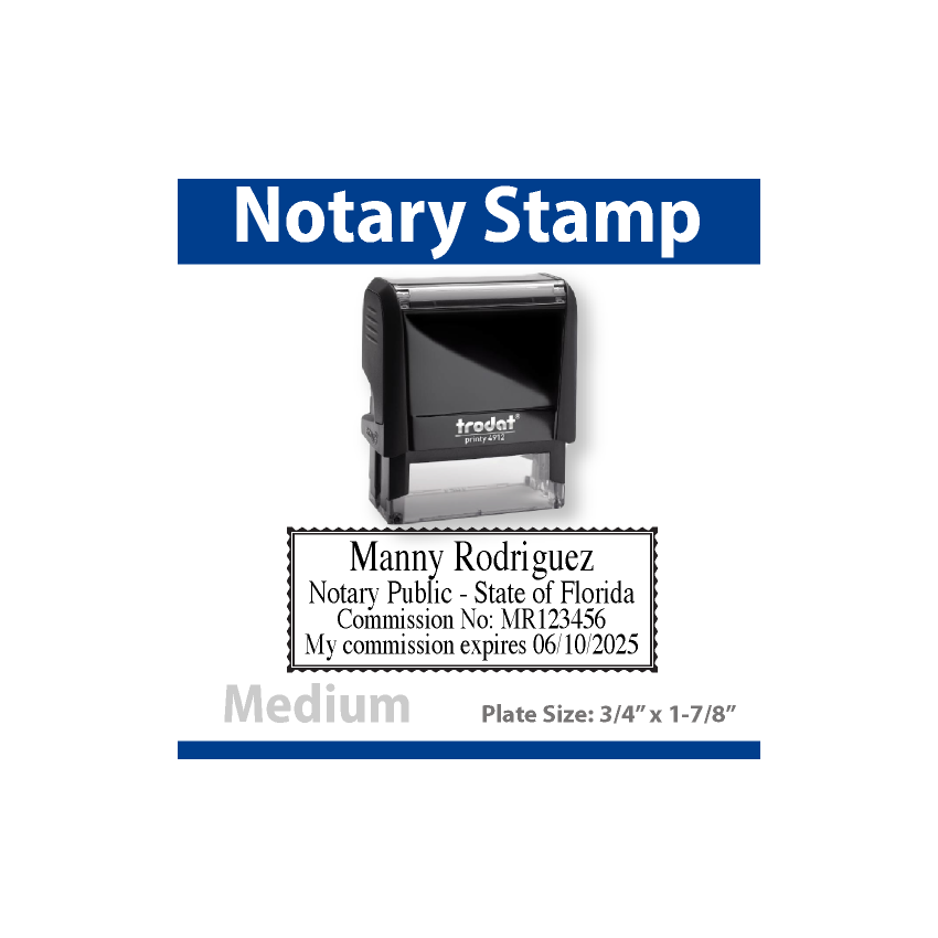 Notary Stamp - MEDIUM