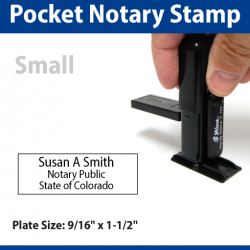 Pocket Notary Stamp - SMALL