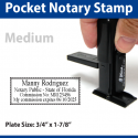 Pocket Notary Stamp - MEDIUM