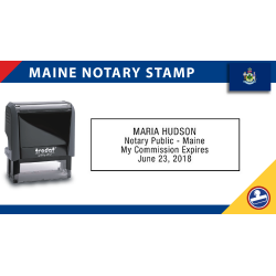 Maine Notary Stamp