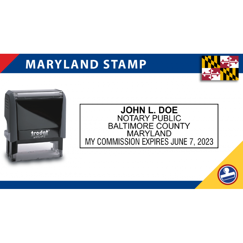 Maryland Notary Stamp