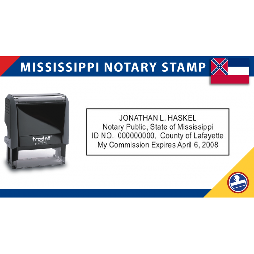 Mississippi Notary Stamp