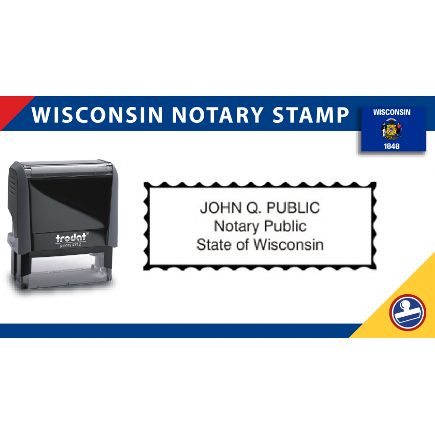 Wisconsin Notary Stamp