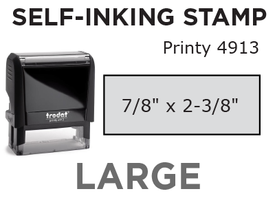 Large Self-Inking Stamp