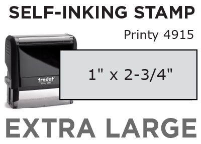 Extra Large  Self-Inking Stamp